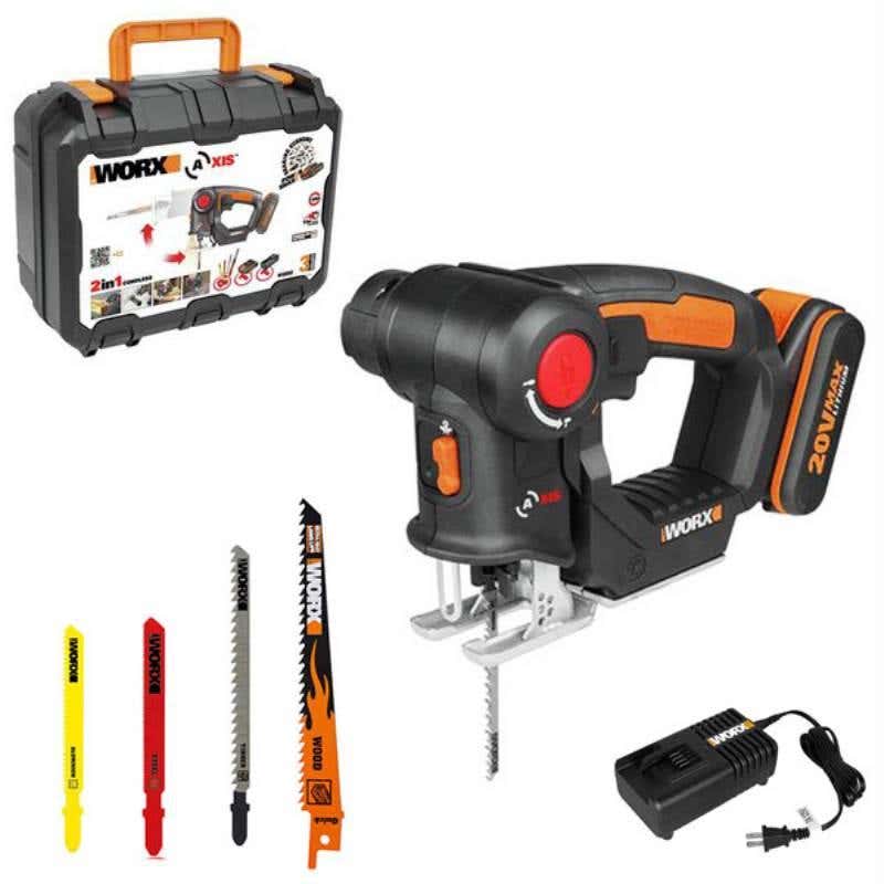 Serra Multiuso Tico-Tico Sabre Bateria 20V MAX Bivolt WX550 WORX