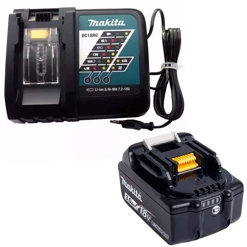 Multiferramenta à Bateria 18V DTM50Z com Bateria 18V 3,0Ah e Carregador Bivolt MAKITA